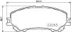 BREMBO P56100 Brake Pad Set, disc brake
