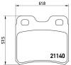 BREMBO P59018 Brake Pad Set, disc brake