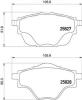 BREMBO P61124 Brake Pad Set, disc brake