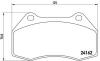 BREMBO P68036 Brake Pad Set, disc brake