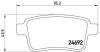 BREMBO P68043 Brake Pad Set, disc brake