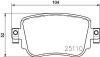 BREMBO P85140 Brake Pad Set, disc brake