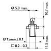 PHILIPS 13597CP Bulb, instrument lighting; Bulb; Bulb, instrument lighting