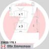ZIMMERMANN 23829.170.1 (238291701) Brake Pad Set, disc brake