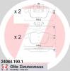 ZIMMERMANN 24084.190.1 (240841901) Brake Pad Set, disc brake