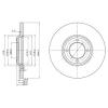 DELPHI BG2061 Brake Disc
