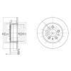 DELPHI BG2103 Brake Disc