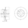 DELPHI BG2116 Brake Disc
