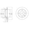 DELPHI BG2118 Brake Disc