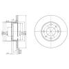 DELPHI BG2147 Brake Disc
