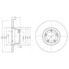 DELPHI BG2157 Brake Disc