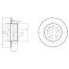 DELPHI BG2240 Brake Disc
