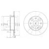 DELPHI BG2778 Brake Disc