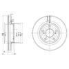 DELPHI BG2782 Brake Disc