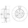 DELPHI BG2345 Brake Disc