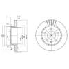 DELPHI BG2384 Brake Disc