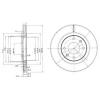 DELPHI BG2387 Brake Disc