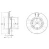 DELPHI BG2394 Brake Disc