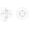 DELPHI BG2400 Brake Disc