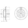 DELPHI BG2425 Brake Disc