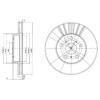 DELPHI BG2596 Brake Disc
