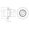 DELPHI BG2703 Brake Disc