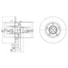 DELPHI BG2714 Brake Disc
