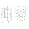 DELPHI BG2716 Brake Disc