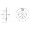 DELPHI BG2717 Brake Disc