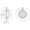 DELPHI BG2719 Brake Disc