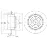DELPHI BG2826 Brake Disc
