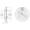 DELPHI BG2830 Brake Disc