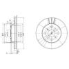 DELPHI BG2835 Brake Disc