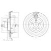 DELPHI BG2844 Brake Disc