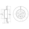 DELPHI BG2860 Brake Disc
