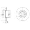DELPHI BG2911 Brake Disc
