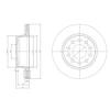 DELPHI BG3031 Brake Disc