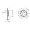 DELPHI BG3222 Brake Disc