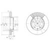 DELPHI BG3232 Brake Disc