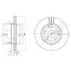 DELPHI BG3240 Brake Disc