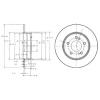 DELPHI BG3326 Brake Disc