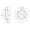 DELPHI BG3335 Brake Disc