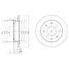DELPHI BG3337 Brake Disc