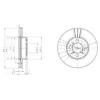 DELPHI BG3341 Brake Disc