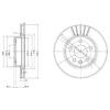 DELPHI BG3417 Brake Disc