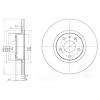 DELPHI BG3420 Brake Disc