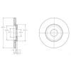 DELPHI BG3421 Brake Disc