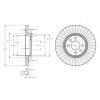 DELPHI BG3430 Brake Disc