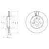 DELPHI BG3503 Brake Disc