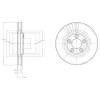 DELPHI BG3511 Brake Disc